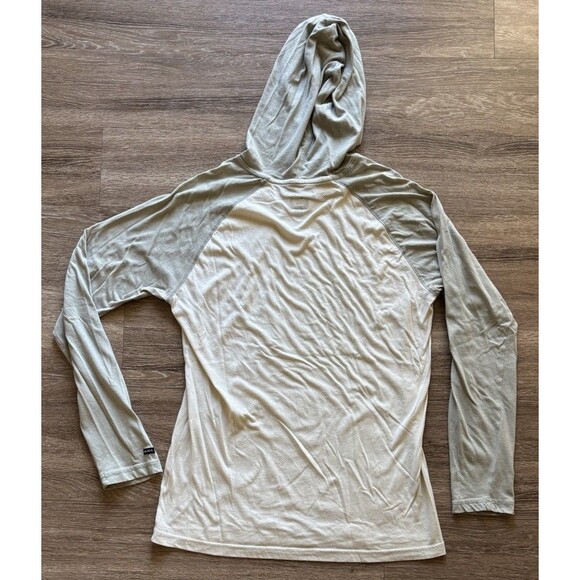 RVCA Men’s Pullover Hoodie White Green Long Sleeve Shirt Large Y2K Skater Surfer - Picture 2 of 4